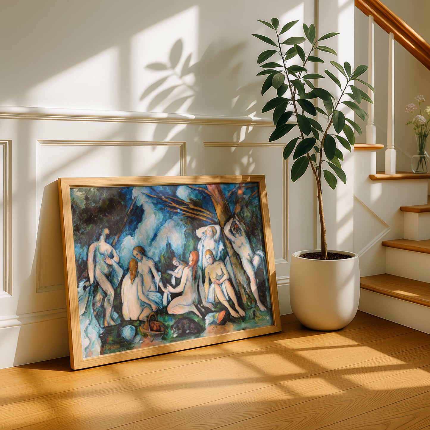 The Large Bathers by Paul Cezanne Print | Premium Giclee Art Print | Post-Impressionist Wall Art | Museum Quality Reproduction | Fine Art Print