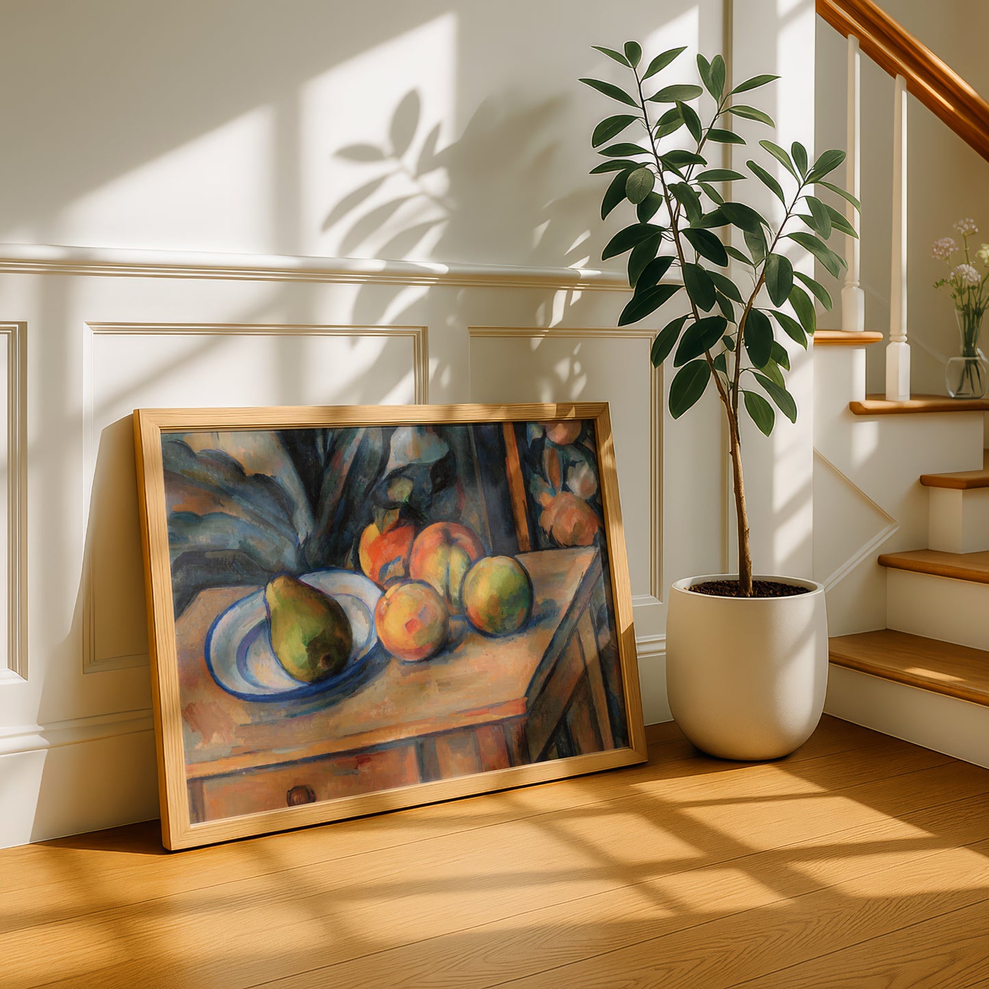 The Large Pear by Paul Cezanne Print | Premium Giclee Art Print | Post-Impressionist Wall Art | Museum Quality Reproduction | Fine Art Print