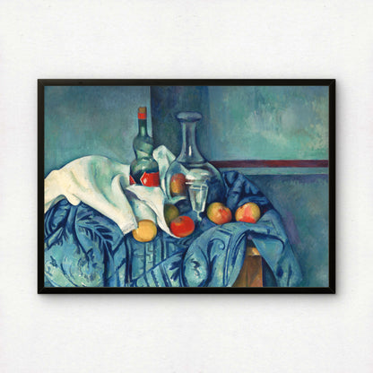 The Peppermint Bottle by Paul Cezanne Print | Premium Giclee Art Print | Post-Impressionist Wall Art | Museum Quality Reproduction | Fine Art Print