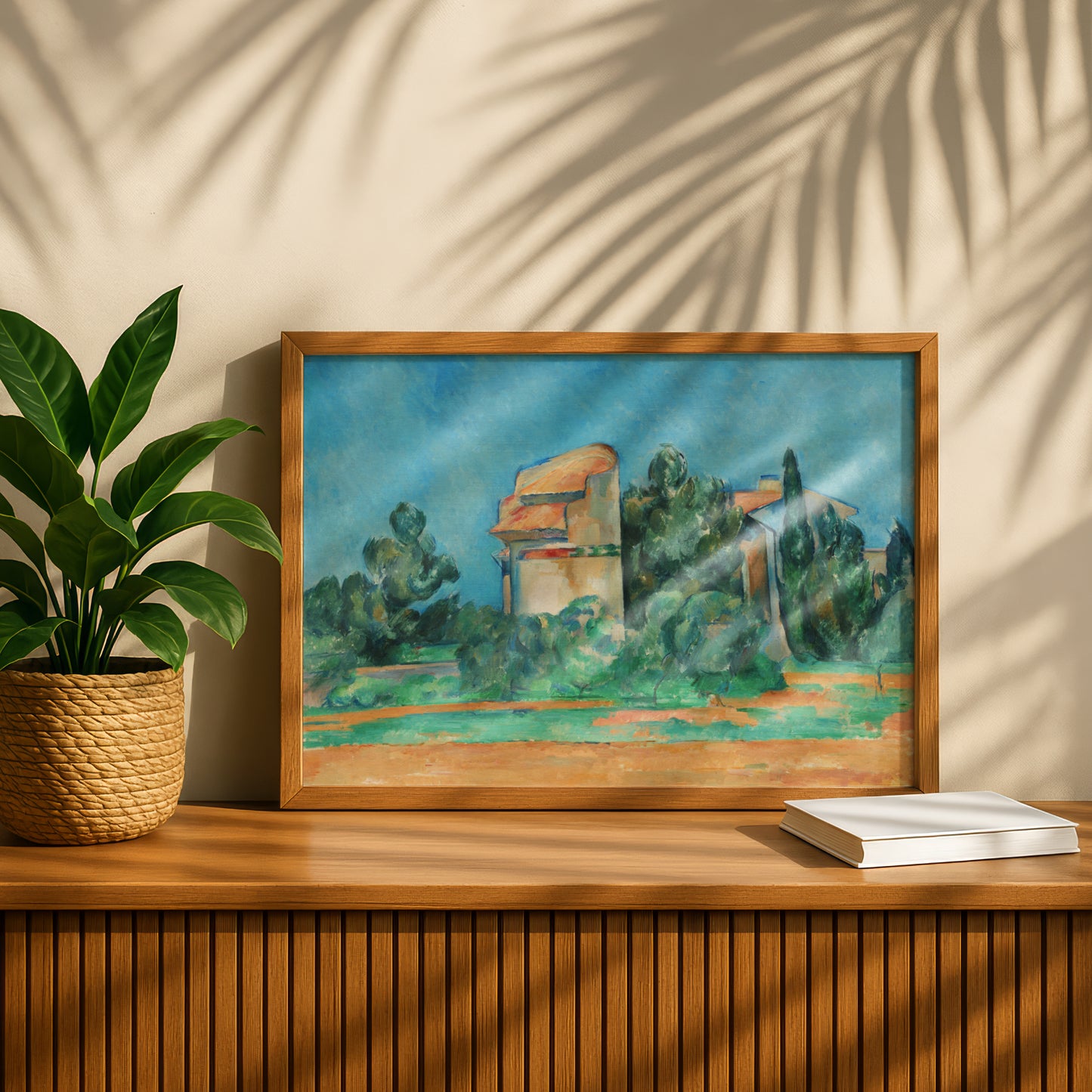 The Pigeon Tower at Bellevue by Paul Cezanne Print | Premium Giclee Art Print | Post-Impressionist Wall Art | Museum Quality Fine Art Print