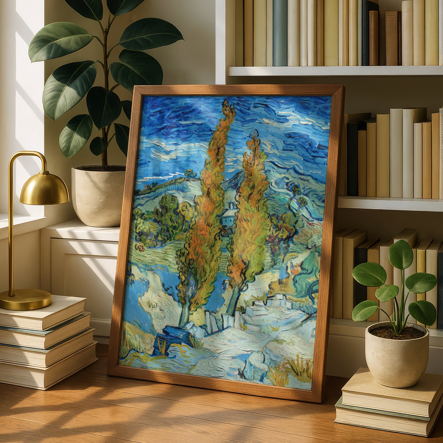 Two Poplars at Saint-Remy by Vincent Van Gogh | Premium Giclée Art Print | Museum Quality Wall Art