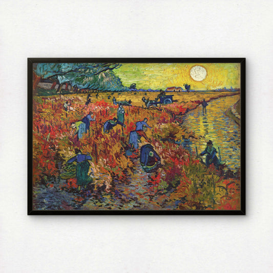 The Red Vineyard by Vincent Van Gogh | Premium Giclée Art Print | Museum Quality Wall Art