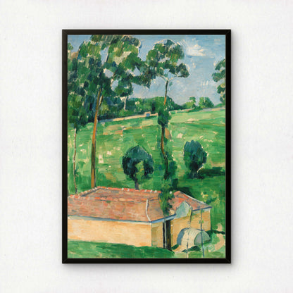 The Spring House by Paul Cezanne Print | Premium Giclee Art Print | Post-Impressionist Wall Art | Museum Quality Reproduction | Fine Art Print