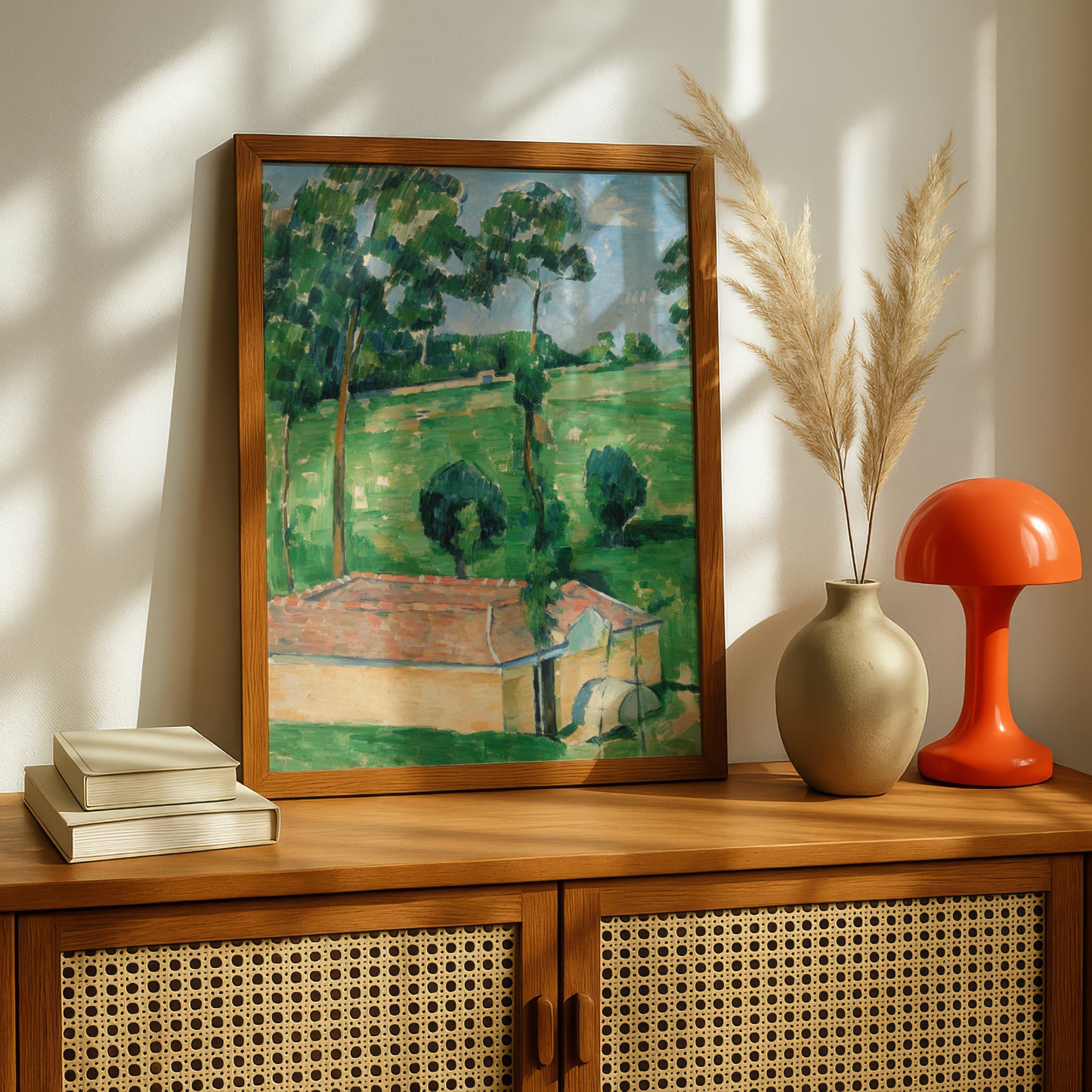 The Spring House by Paul Cezanne Print | Premium Giclee Art Print | Post-Impressionist Wall Art | Museum Quality Reproduction | Fine Art Print