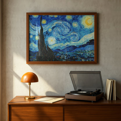 The Starry Night by Vincent Van Gogh | Premium Giclée Art Print | Museum Quality Wall Art