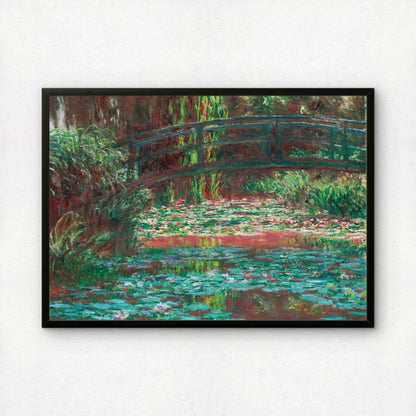 Monet The Water Lily Pond (Bridge) Art Print | Giclee Fine Art Reproduction | Impressionist Wall Decor