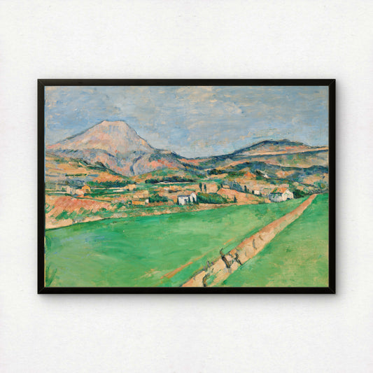 Toward Mont Sainte-Victoire by Paul Cezanne Print | Premium Giclee Art Print | Post-Impressionist Wall Art | Museum Quality Fine Art Print