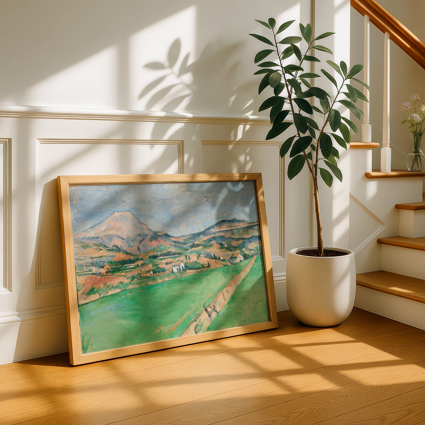 Toward Mont Sainte-Victoire by Paul Cezanne Print | Premium Giclee Art Print | Post-Impressionist Wall Art | Museum Quality Fine Art Print