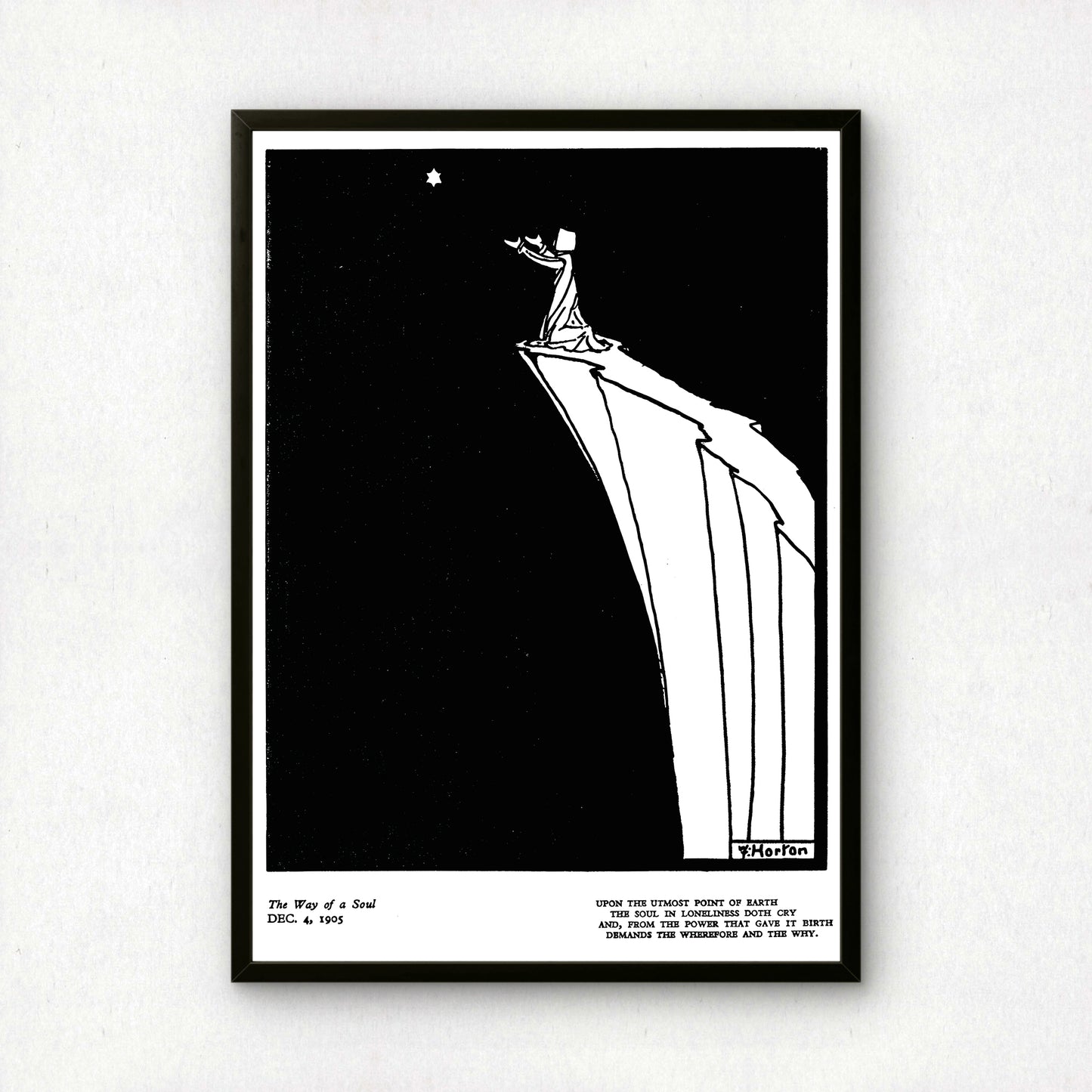 The Wherefore and the Why by William T Horton | Premium B&W Art Print