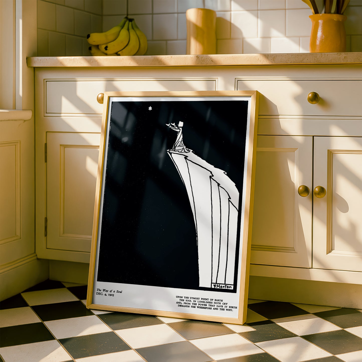 The Wherefore and the Why by William T Horton | Premium B&W Art Print