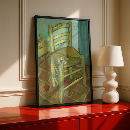 Van Gogh's Chair by Vincent Van Gogh | Premium Giclée Art Print | Museum Quality Wall Art