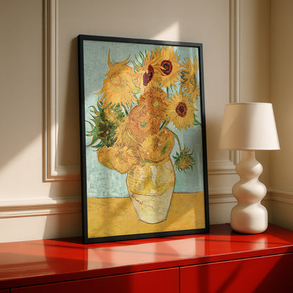 Vase with Twelve Sunflowers by Vincent Van Gogh | Premium Giclée Art Print | Museum Quality Wall Art