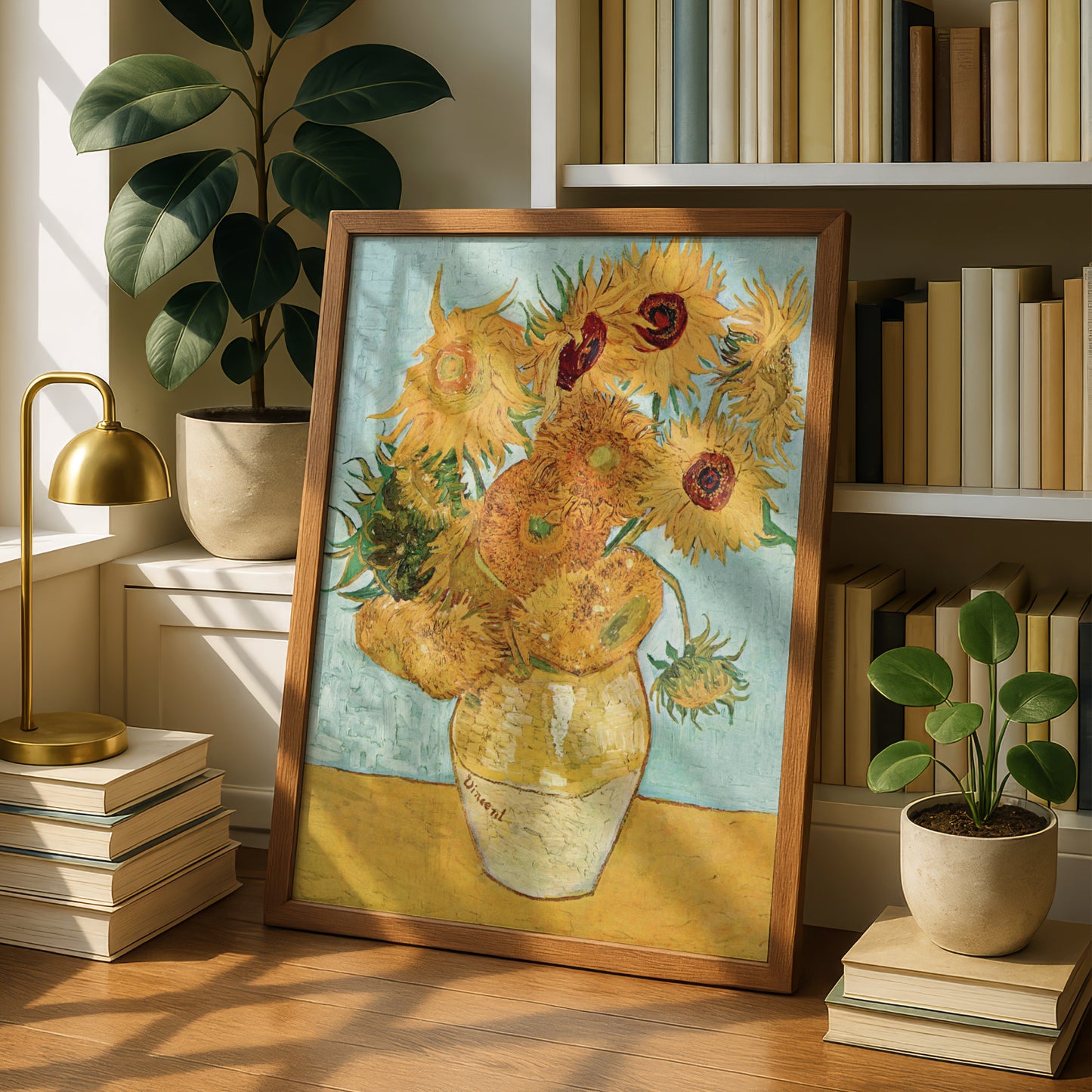 Vase with Twelve Sunflowers by Vincent Van Gogh | Premium Giclée Art Print | Museum Quality Wall Art