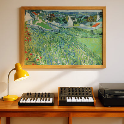 Vineyards at Auvers by Vincent Van Gogh | Premium Giclée Art Print | Museum Quality Wall Art