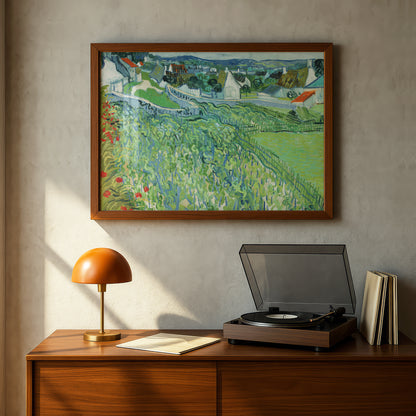 Vineyards at Auvers by Vincent Van Gogh | Premium Giclée Art Print | Museum Quality Wall Art