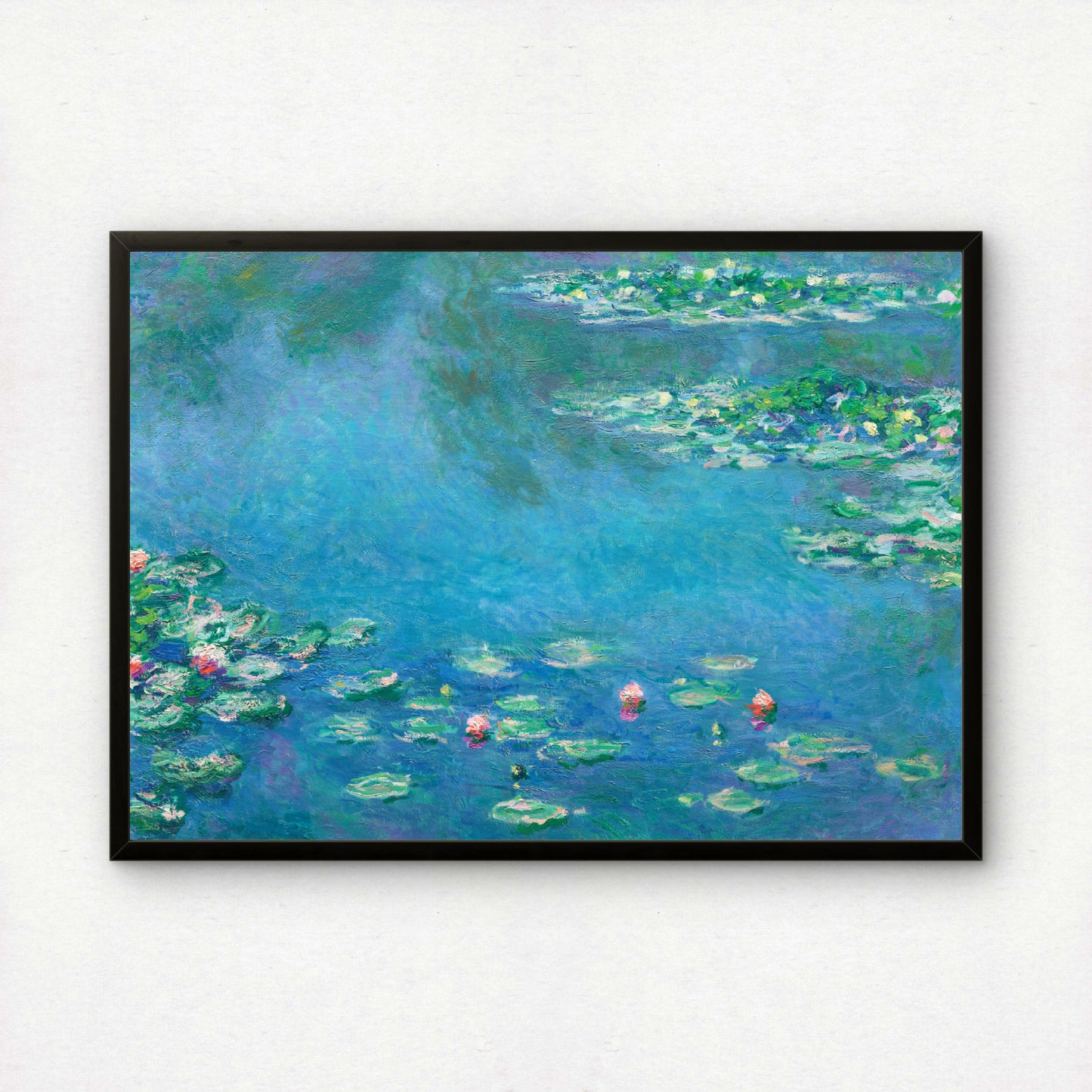 Monet Water Lillies Art Print | Giclee Fine Art Reproduction | Impressionist Wall Decor