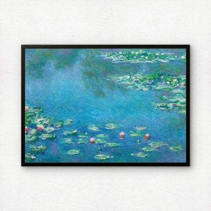 Monet Water Lillies Art Print | Giclee Fine Art Reproduction | Impressionist Wall Decor