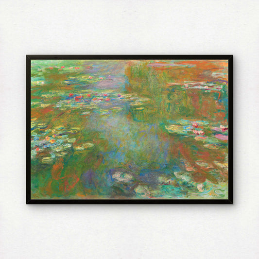 Monet Water Lily Pond Art Print | Giclee Fine Art Reproduction | Impressionist Wall Decor