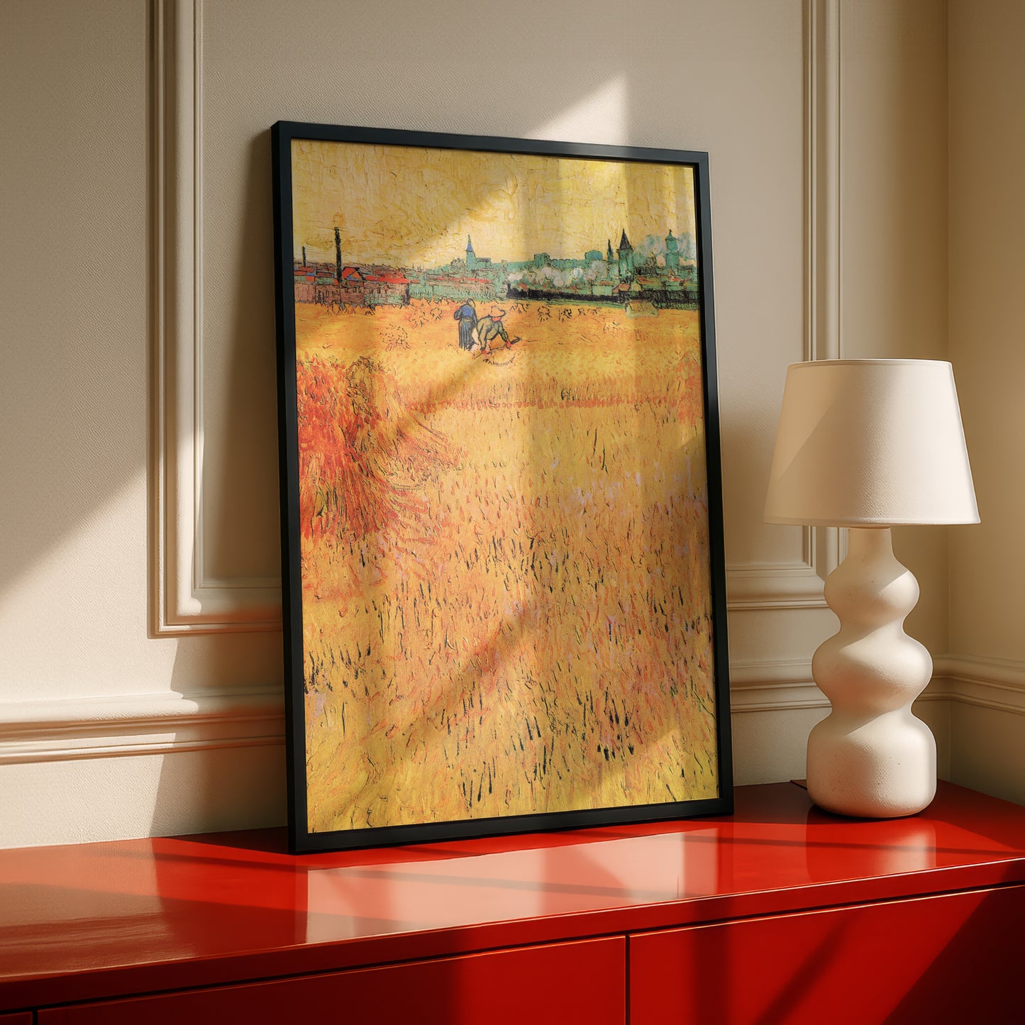 Wheatfield with View of Arles by Vincent Van Gogh | Premium Giclée Art Print | Museum Quality Wall Art
