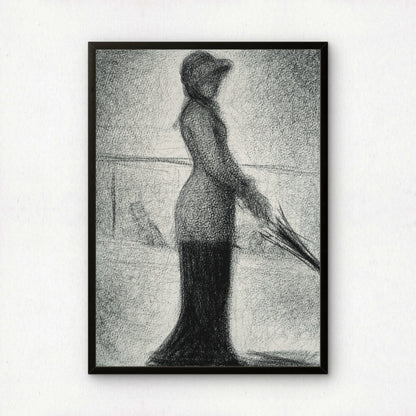 Woman with Parasol by Georges Seurat | Fine Art Print