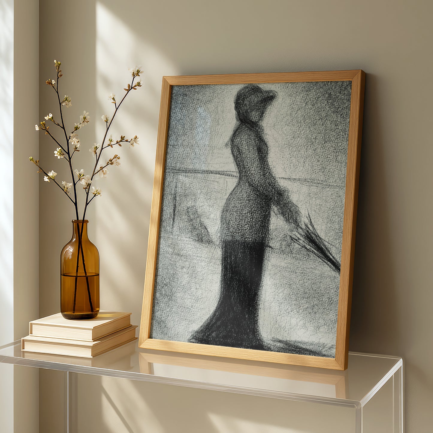 Woman with Parasol by Georges Seurat | Fine Art Print