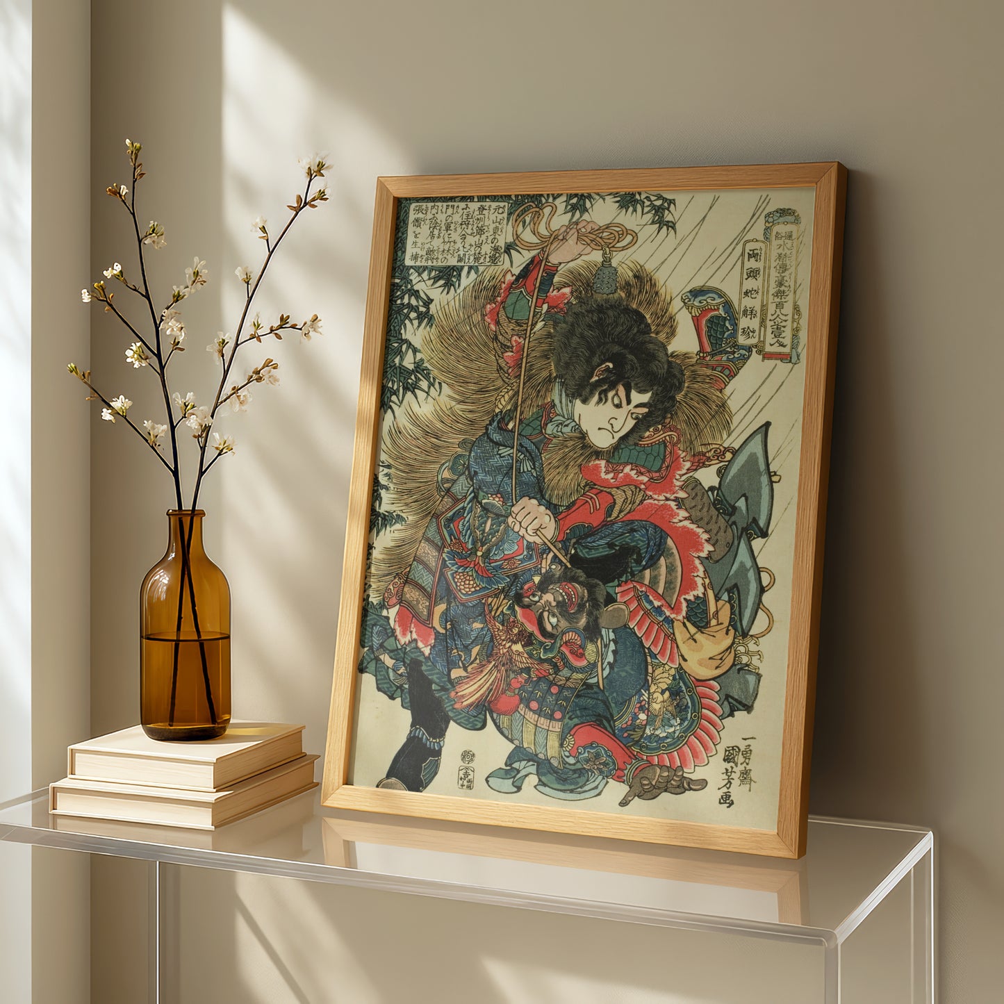 Xie Zhen (Ryotoda Kaichin) by Utagawa Kuniyoshi | Premium Art Print