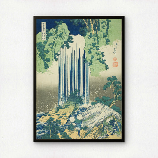 Yoro Waterfall in Mino Province by Katsushika Hokusai | Premium Art Print
