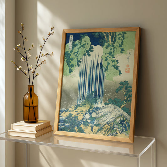 Yoro Waterfall in Mino Province by Katsushika Hokusai | Premium Art Print