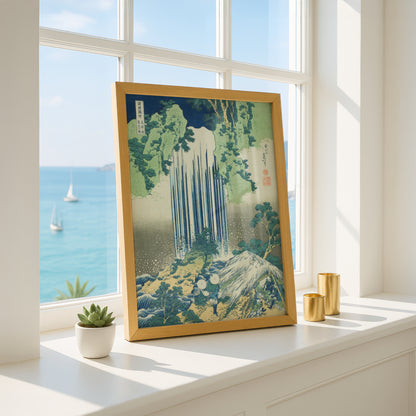 Yoro Waterfall in Mino Province by Katsushika Hokusai | Premium Art Print