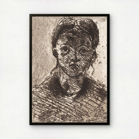 Young Girl by Paul Cezanne Print | Premium Giclee Art Print | Post-Impressionist Wall Art | Museum Quality Reproduction | Fine Art Print