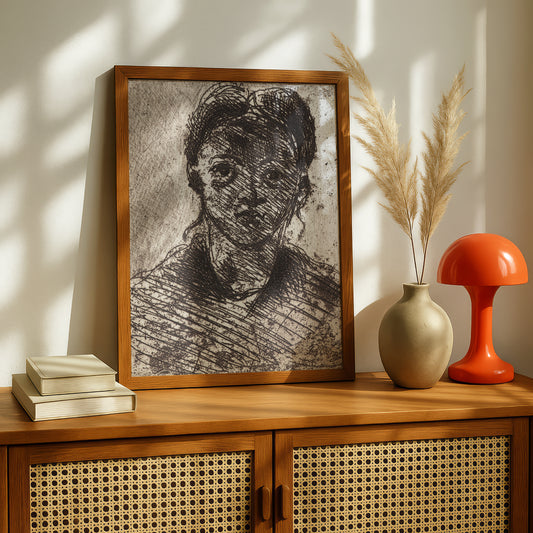 Young Girl by Paul Cezanne Print | Premium Giclee Art Print | Post-Impressionist Wall Art | Museum Quality Reproduction | Fine Art Print